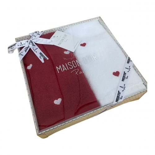 Салфетки Maison Dor HEART махровые